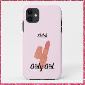Trendy Pink Lipstick Case-Mate iPhone Case