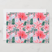 Trendy Pink Modern Merry Christmas Photo Feestdagenkaart (Achterkant)