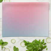 Trendy Pink Paars Blue Green Yellow Sjabloon Theedoek (Gevouwen)