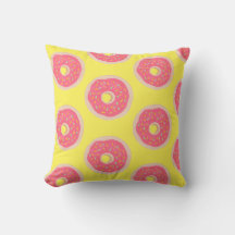 Trendy Pink Sprinkles Donuts Pattern Fun