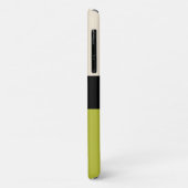 Trendy Pistache Groen Kleurenblok met Naam Case-Mate iPhone Case (Achterkant/links)