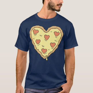 Trendy Pizza Heart Food Humor 33365665 T-shirt