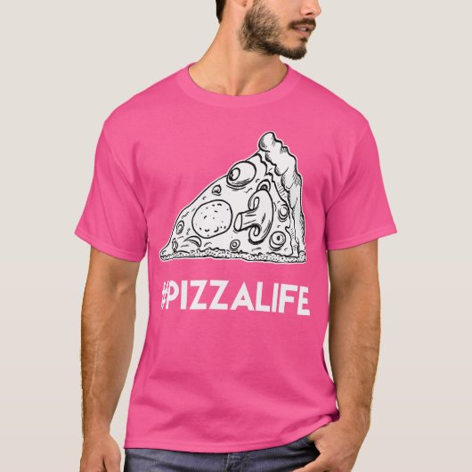 Trendy pizza Slice Life T-shirt (Voorkant)