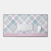 Trendy Plaid Pattern Gepersonaliseerd Bureaumat (Keyboard & Muis)