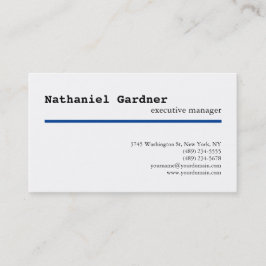 Trendy Plain Creative Modern Minimalist Visitekaartje