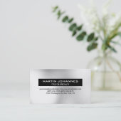 Trendy Plain Professional Visitekaartje (Staand voorkant)