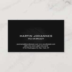 Trendy Plain Simple Automotive Visitekaartje