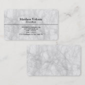 Trendy Plain Stylish Gray Professional Visitekaartje (Voorkant / Achterkant)