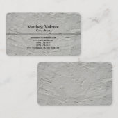 Trendy Plain Stylish Gray Wall Texture Visitekaartje (Voorkant / Achterkant)