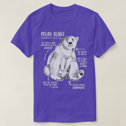 Trendy Polar Beer Facts T-shirt (Design voorkant)