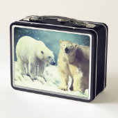 Trendy Polar-Beren over ijs (Achterkant)