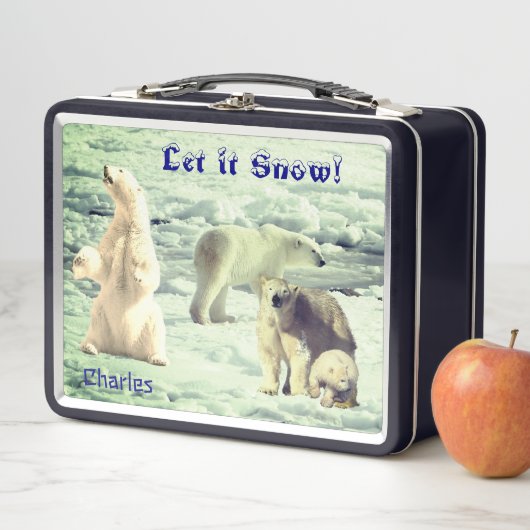 Trendy Polar-Beren over ijs (In situ)