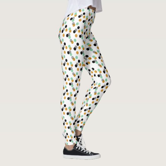 Trendy Polka Dots Pattern Leggings (Rechts)