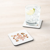 Trendy pompoenkruid maakt alles mooi bier onderzetter (Rechterzijde)