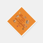 Trendy pompoenkruid maakt alles mooi servet (Hoek)