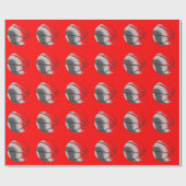 Trendy Pop Art Basketbal Cadeaupapier (Vlak)