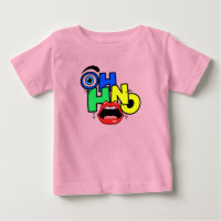 Trendy Pop Art Brutaal Lippen Kinder T-Shirt