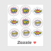 Trendy Pop Art Sticker (Vel)