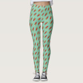 Trendy Popsicle Pattern Zomer Leggings (Voorkant)