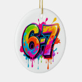 Trendy Populaire Tiener Meme IYKYK 6-7 67 Ornament (Rechts)