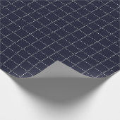 Trendy 'Positief' patroon, grid check. Cadeaupapier (Hoek)