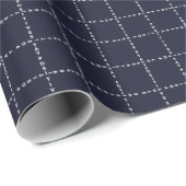 Trendy 'Positief' patroon, grid check. Cadeaupapier (Rol Hoek)