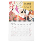 Trendy Positivity Motivatie Abstracte meisjes 2022 Kalender (Feb 2026)