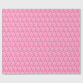 Trendy Preppy Pink Cadeaupapier (Vlak)