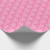 Trendy Preppy Pink Cadeaupapier (Hoek)