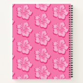 Trendy Preppy Tropical Floral School Subject  Notitieboek (Achterkant)