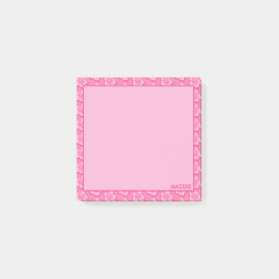 Trendy Preppy Tropische Bloemen  Post-it® Notes