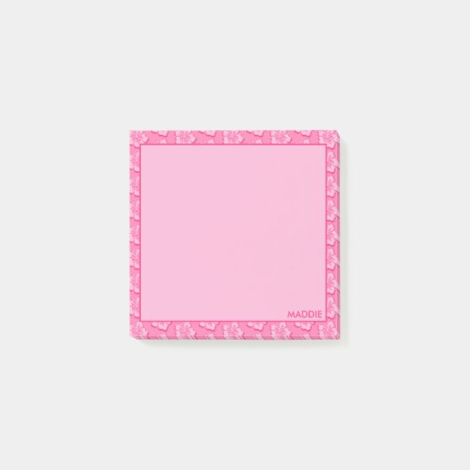 Trendy Preppy Tropische Bloemen Post-it® Notes (Voorkant)