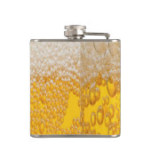 Trendy pret bier Iers geluk shamrock monogram Heupfles (Achterkant)