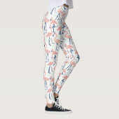 Trendy Princess Flamingo patroon Leggings (Rechts)