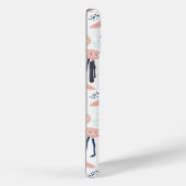 Trendy Princess Flamingo patroon Monogram Case-Mate iPhone Case (Achterkant / Rechts)