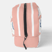 Trendy Princess Flamingo patroon Monogram Pink Toilettasje (Rechts)