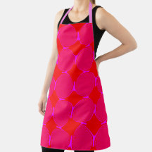 Trendy print met rood roze mauve-effect