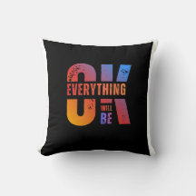 Trendy Printed Throw Pillow for Home and Office