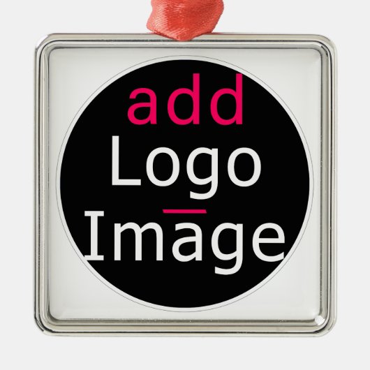 Trendy Professional Business Custom Festive Metalen Ornament (Voorkant)