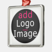 Trendy Professional Business Custom Festive Metalen Ornament (Links)