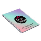Trendy Professional Business Custom Gradient Notitieboek (Rechterzijde)