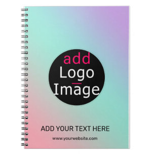 Trendy Professional Business Custom Gradient Notitieboek