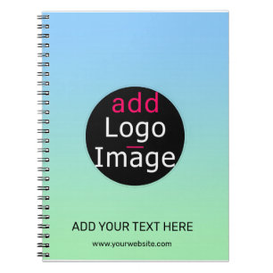 Trendy Professional Business Custom Gradient Notitieboek
