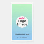 Trendy Professional Business Custom Gradient Servet (Voorkant)
