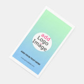 Trendy Professional Business Custom Gradient Servet (Hoek)