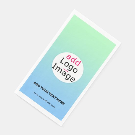 Trendy Professional Business Custom Gradient Servet (Hoek)