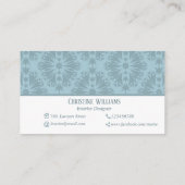 Trendy Professional Interior Designer Visitekaartje (Achterkant)