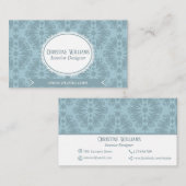 Trendy Professional Interior Designer Visitekaartje (Voorkant / Achterkant)