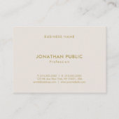 Trendy Professional Minimalistics Modern Sjabloon Visitekaartje (Achterkant)