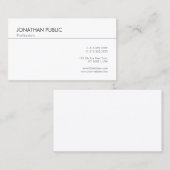 Trendy Professional Minimalistics Modern Sjabloon Visitekaartje (Voorkant / Achterkant)